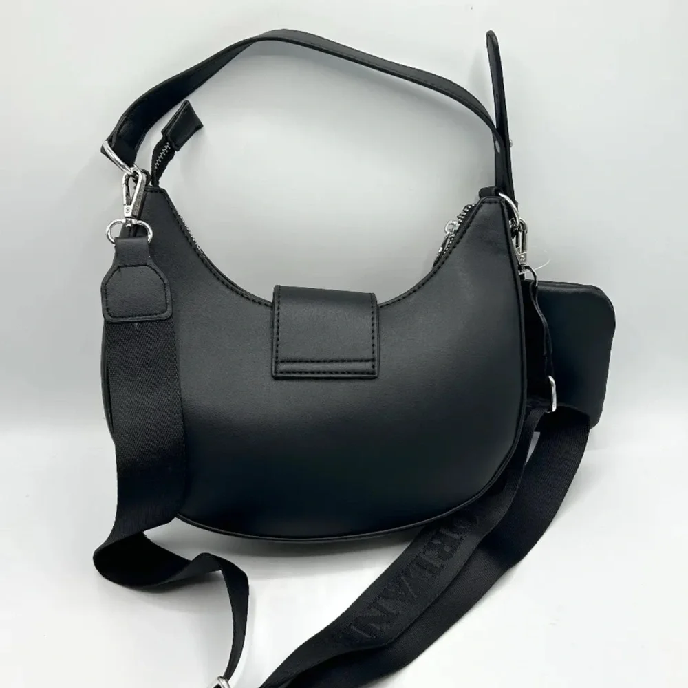 Valentino Orlandi crescent leather Purse and Pouch